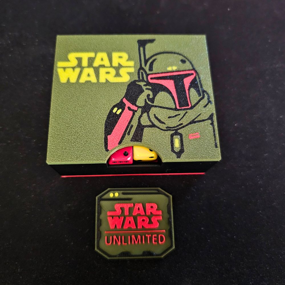Star Wars Unlimited Token Set and Token Box: Boba Fett