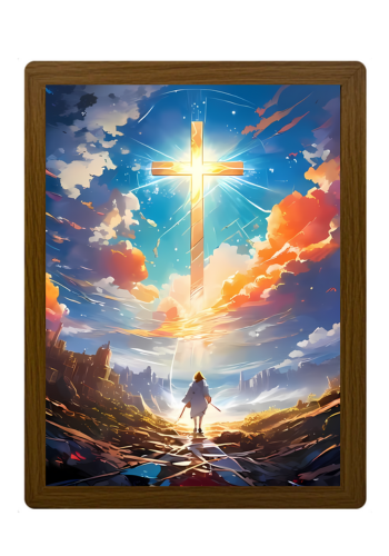 Last Savior-Creative Miracle Lamp - 4D LED Painting.Perfect Gift for Every occasion