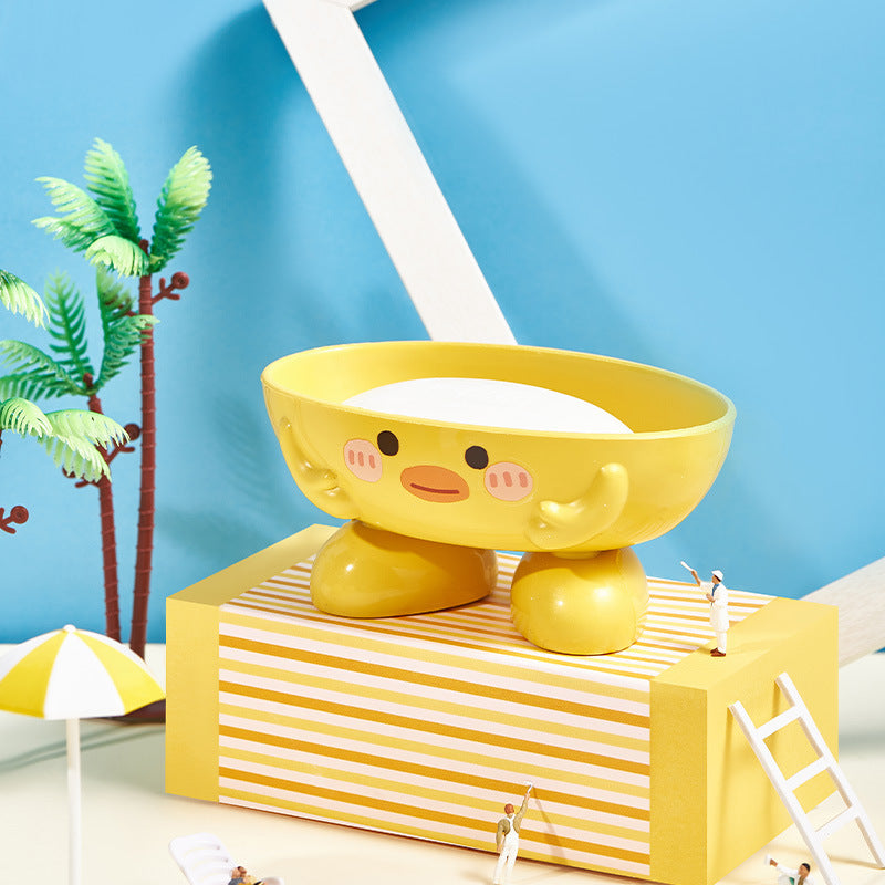 Cartoon Little Yellow Duck Soap Holder Soap Dishes