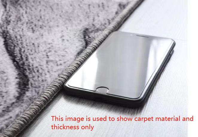 Grey Simple Modern Rugs Floormat for Living Room Bedroom Office Hall