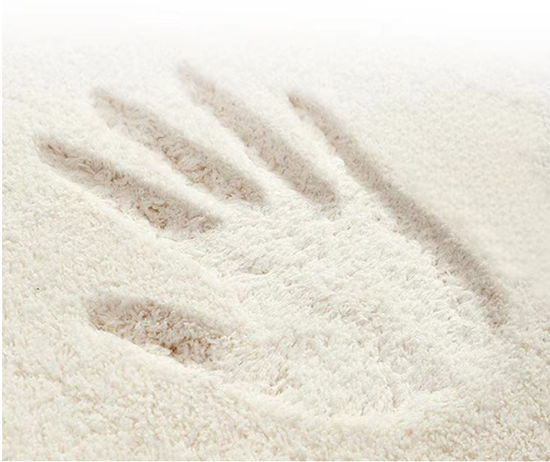 Cute Faux Cashmere Shaggy Area Rugs For Bedroom Living Room Office