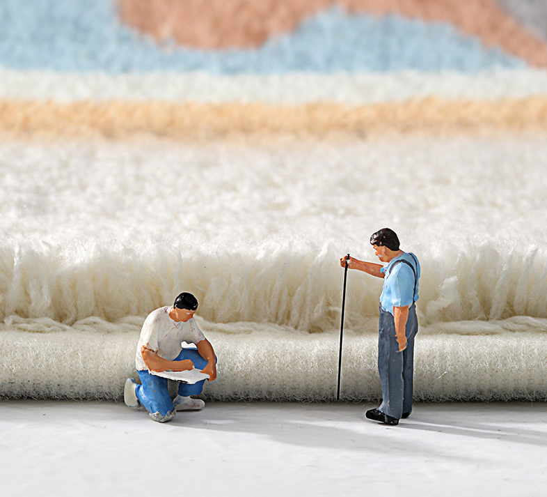 Cartoon Faux Cashmere Bedroom Carpet Home Living Room Study Plush Mats Bedside Carpet Window Mats 06