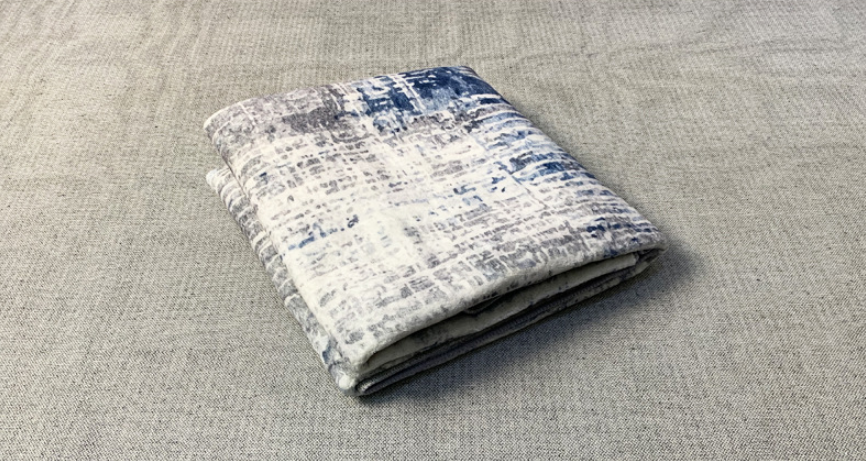 Minimalist Ink Splash  Foldable Faux Cashmere Living Room Coffee Table Bedroom Rug Bedside Rug 02
