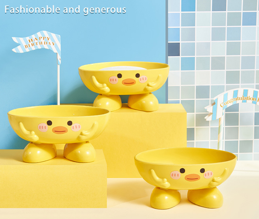 Cartoon Little Yellow Duck Soap Holder Soap Dishes