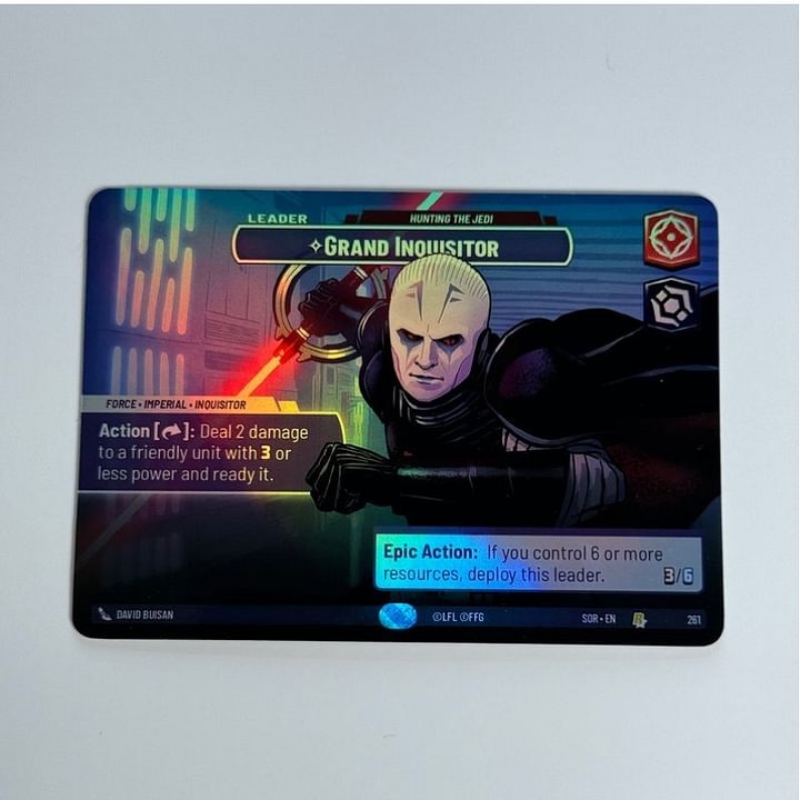 Grand Inquisitor Hunting the Jedi SOR Proxy/Orica, (Showcase)