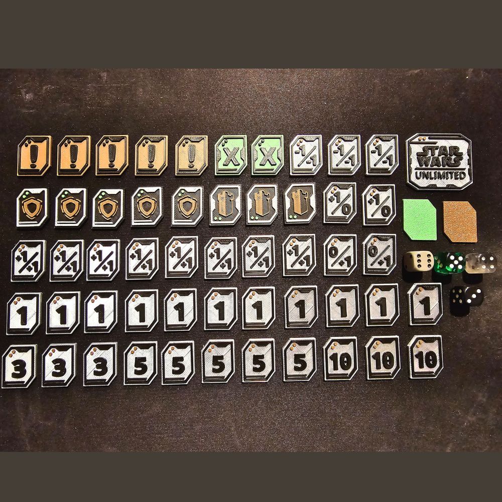 Star Wars Unlimited Token Set: Mandalorian Edition