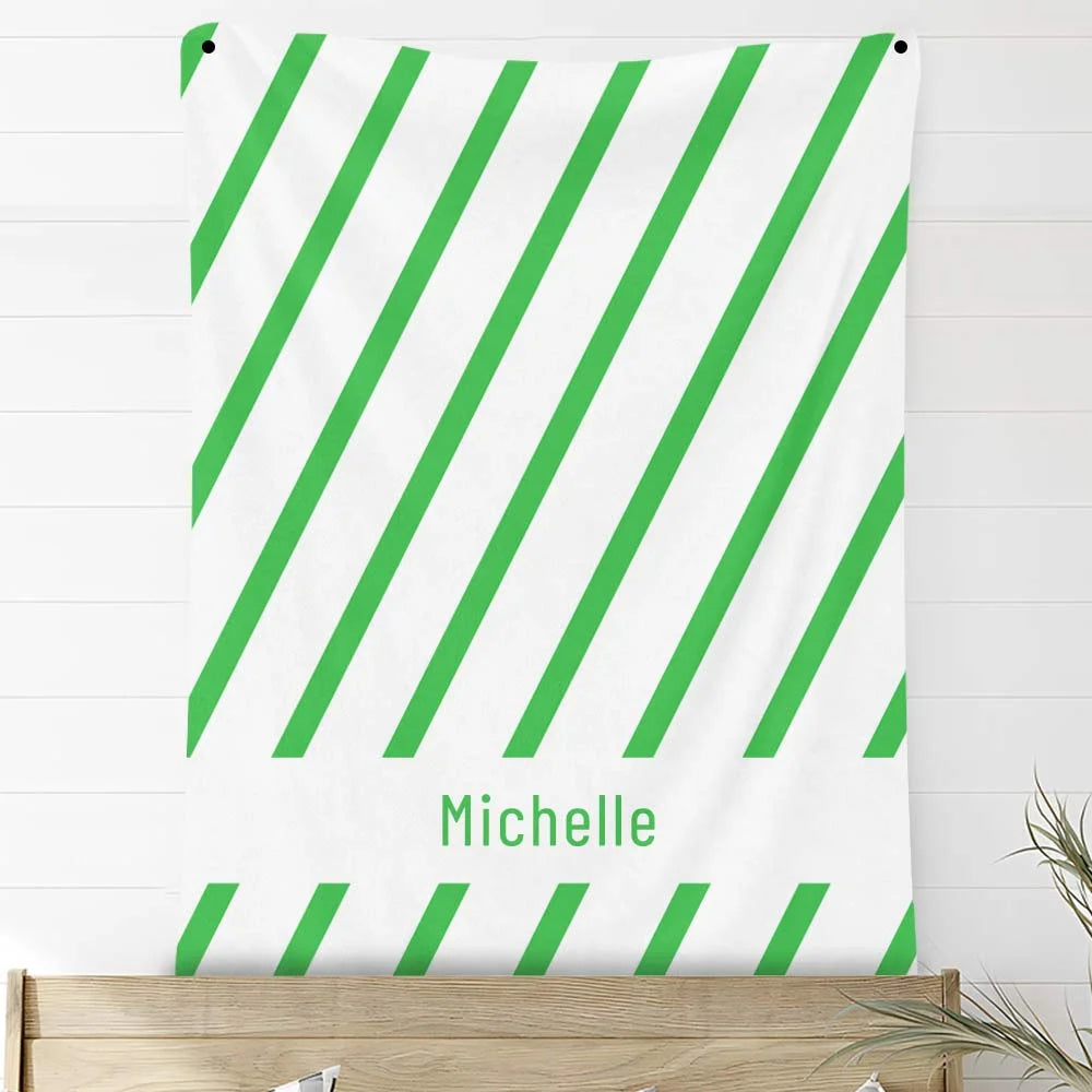 Custom Photo Blankets Personalized Photo Fleece Blanket Painting Style Blanket-Custom Your Name 10