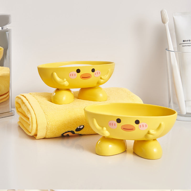 Cartoon Little Yellow Duck Soap Holder Soap Dishes