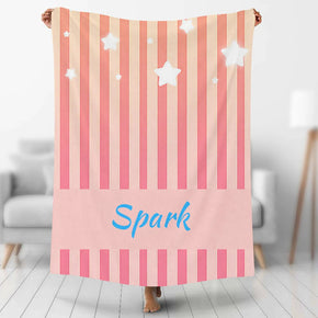 Custom Photo Blankets Personalized Photo Fleece Blanket Painting Style Blanket-Custom Your Name 04