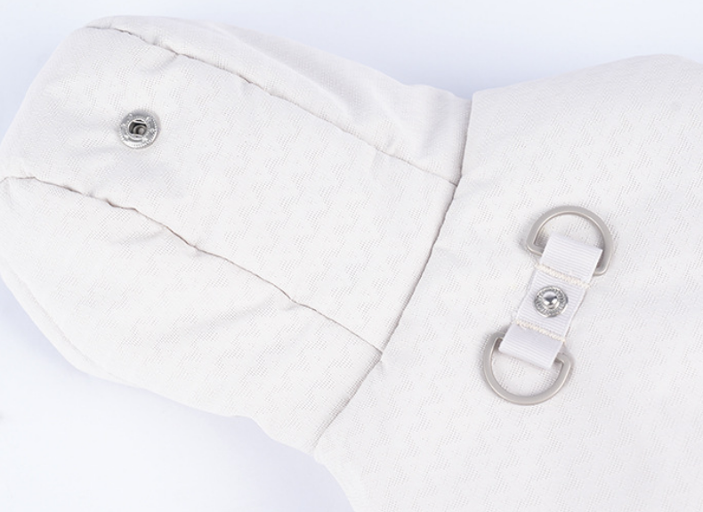 Cozy Leashable Outerwear: Small Dog Cotton Clothes for Chilly Days