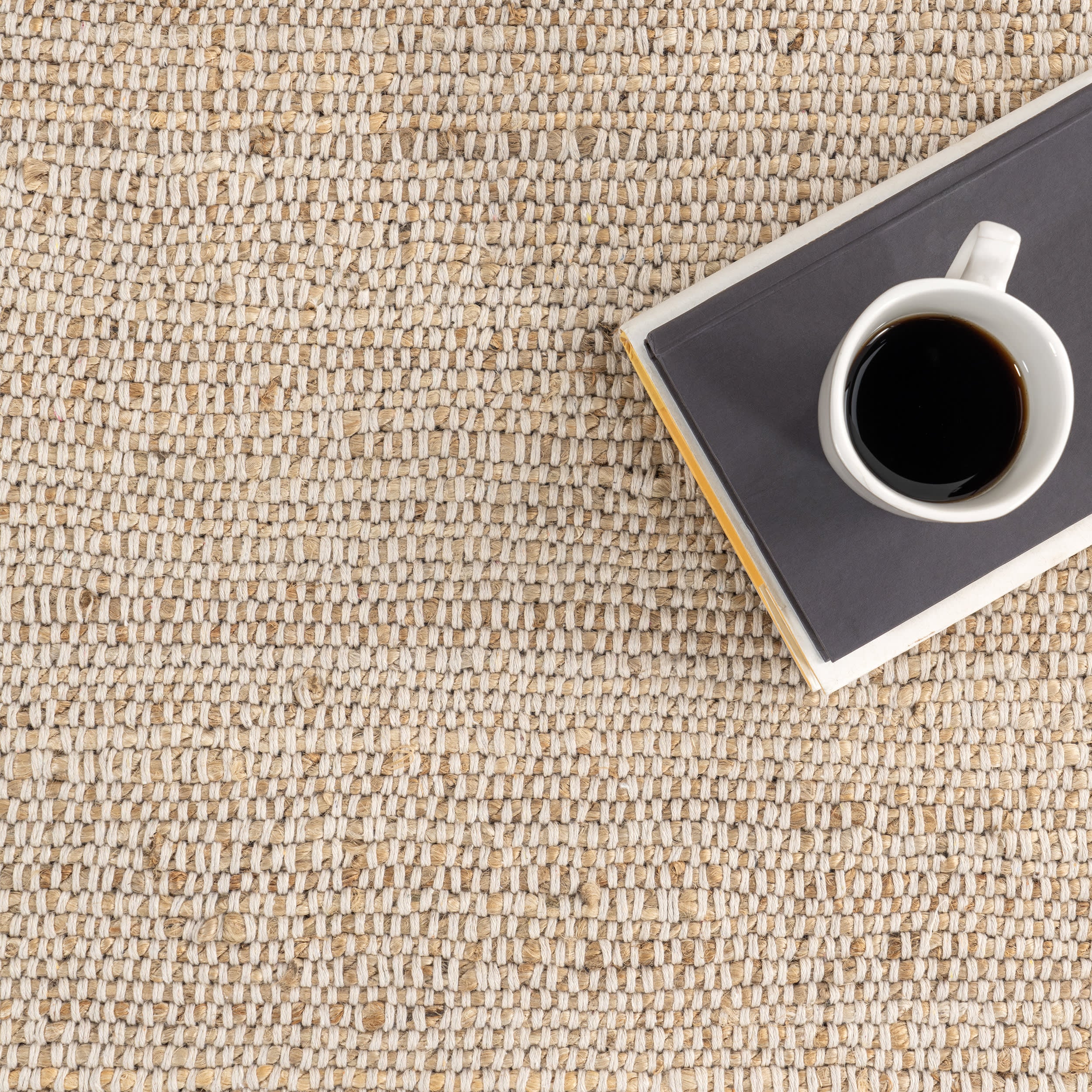 Handmade Jute & Cotton Rug – Flatweave, Eco-Friendly, Natural Fiber, Responsibly Handcrafted, Sustainable Home Decor