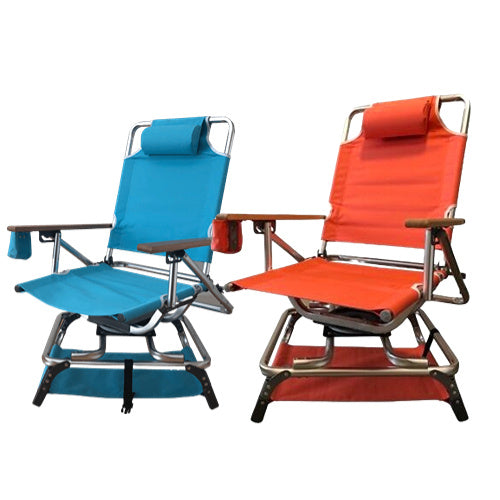 Portable Folding And Swiveling Beach Chair