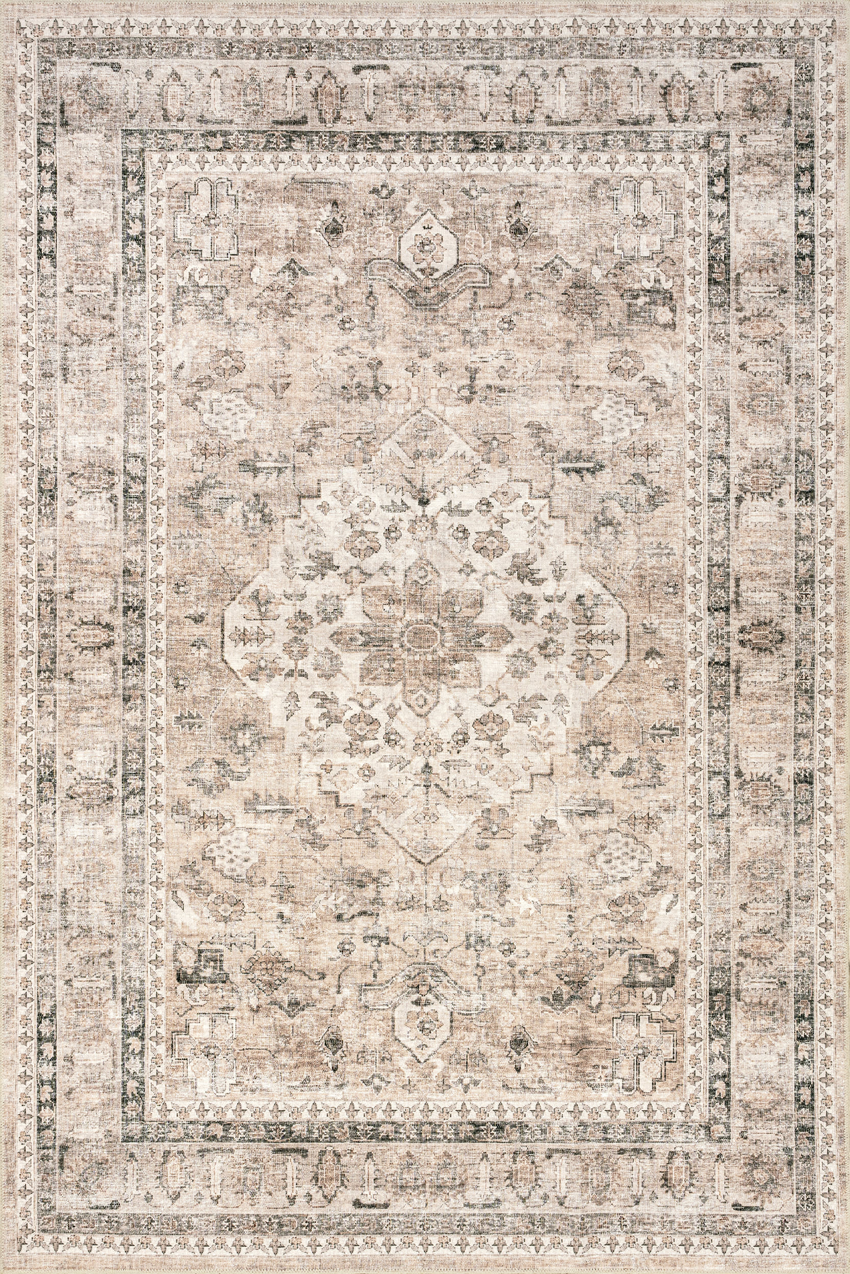 Performance Washable Rug – Spill Proof, Stain Resistant, Machine Washable Carpet for Kids & Pets – Soft & Durable Area Rug