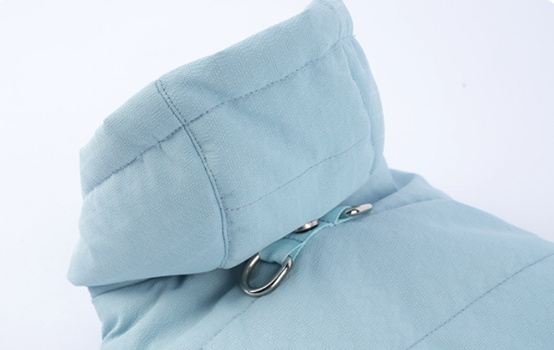 Cozy Leashable Outerwear: Small Dog Cotton Clothes for Chilly Days