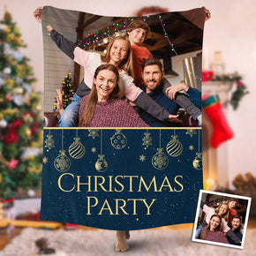Custom Photo Blankets Personalized Photo Fleece Blanket Painting Style Blanket-For Family 03