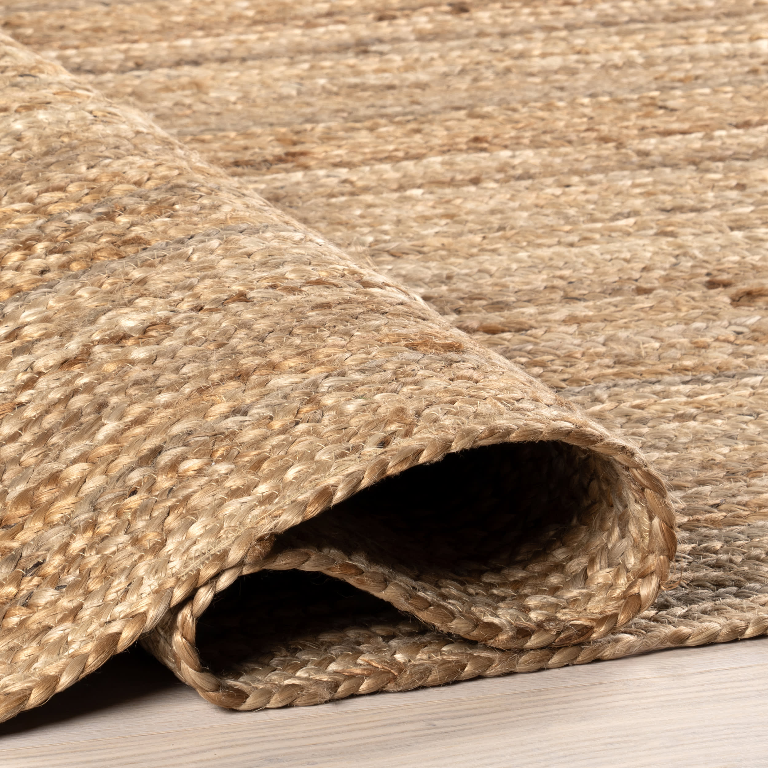 Handmade Jute Rug – 100% Natural Fiber, Braided, Eco-Friendly & Sustainable Home Decor Rug