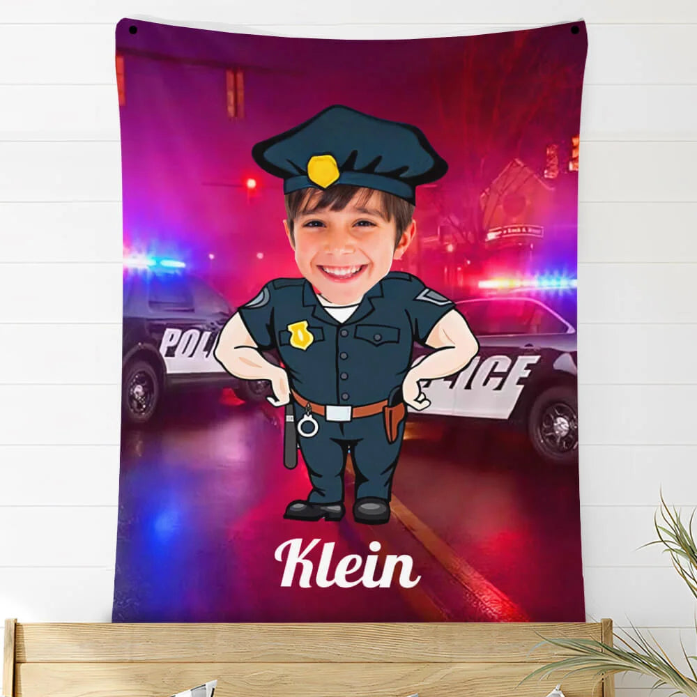 Custom Photo Blankets Personalized Photo Fleece Blanket Painting Style Blanket-Professional Outfit 05