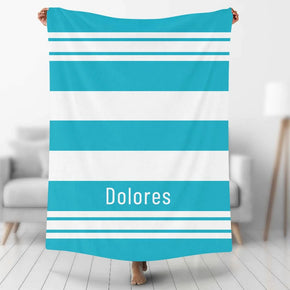 Custom Photo Blankets Personalized Photo Fleece Blanket Painting Style Blanket-Custom Your Name 11