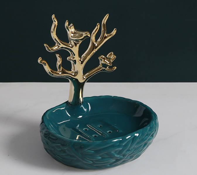 Ceramic Tree branches Soap Dish Soap Holder
