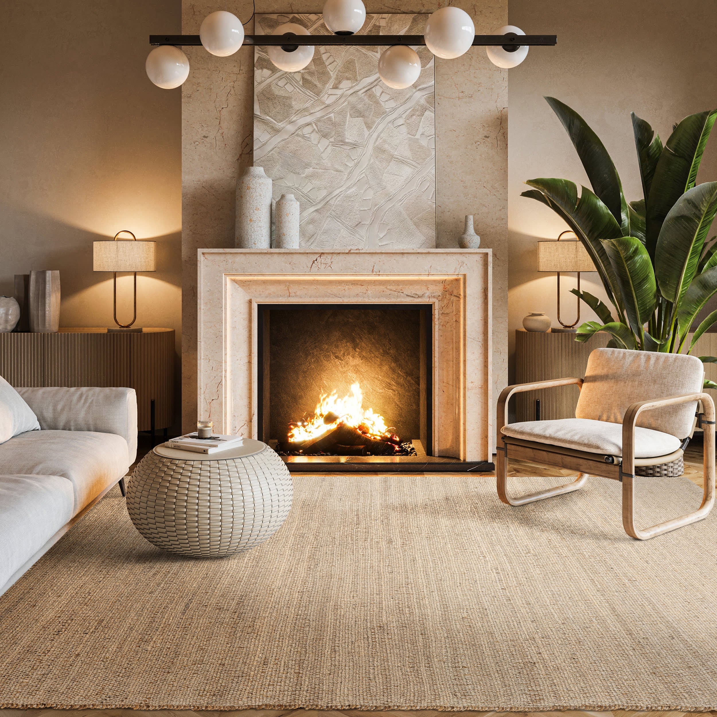 Handmade Jute & Cotton Rug – Flatweave, Eco-Friendly, Natural Fiber, Responsibly Handcrafted, Sustainable Home Decor