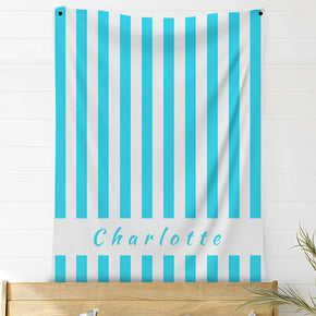 Custom Photo Blankets Personalized Photo Fleece Blanket Painting Style Blanket-Custom Your Name 02