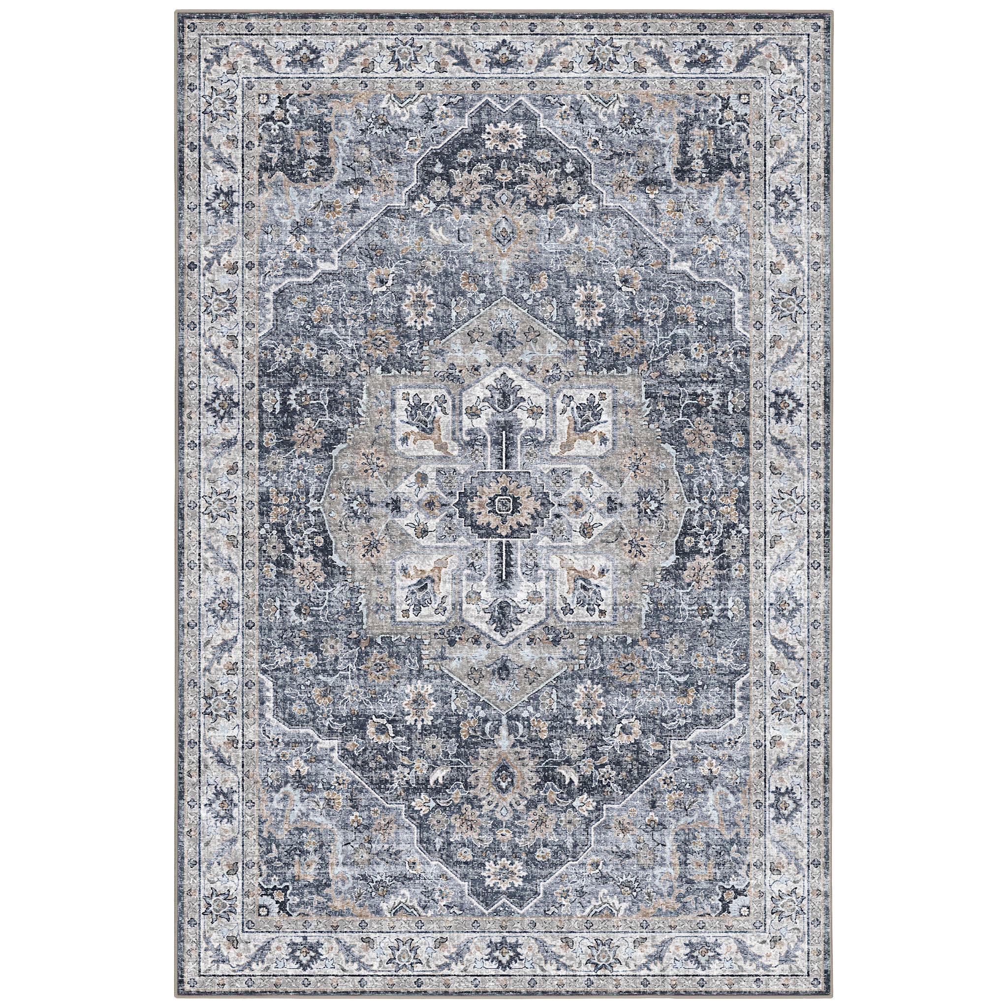Amara - Indigo/Beige