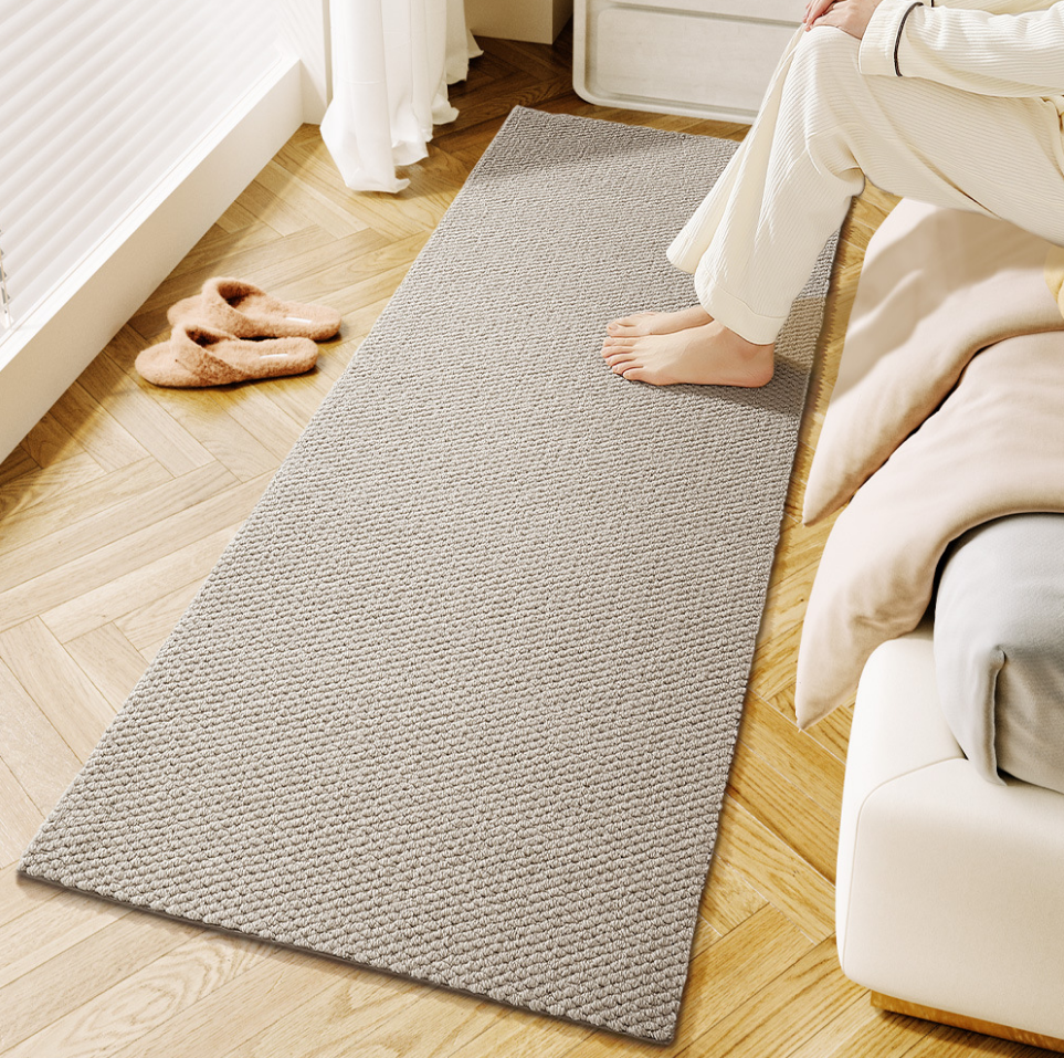 New Zealand Wool Household Living Room Rugs Bedroom Balcony Bedside Rugs Woven Anti-slip Window Mats 01