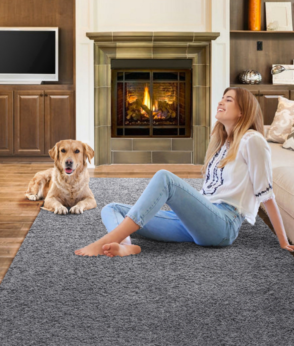 Minimalist  Solid Colours Living Room Bedroom Plush Rugs Sofa Coffee Table Rugs Children's Room Window Mats 01
