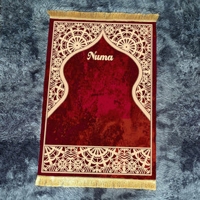 Retro Red Fringe Simple Non-slip Foldable Carpets For Living Room Dining Room Bedroom 25