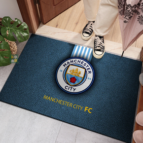 M.C FC® Logo - Football RED Mats For Bedroom Children's Room Sofa Mat Easy Care Floor Mats