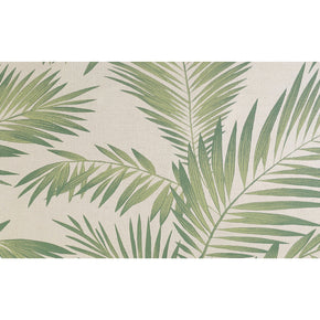 Plants Placemats Plates Insulation Mats Waterproof Cotton Linen Mats Kitchen Rectangular Placemats 04