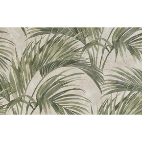 Plants Placemats Plates Insulation Mats Waterproof Cotton Linen Mats Kitchen Rectangular Placemats 05