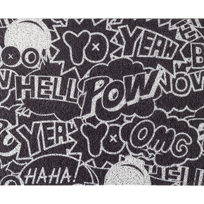Cute Colorful Hello Pow Durable Non-slip Mats Cartoon Doormat