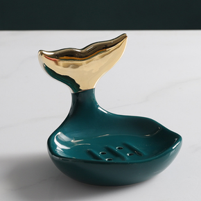 Ceramic Fishtail Soap Dish Soap Holder