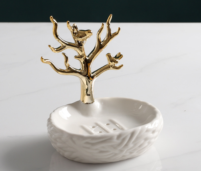 Ceramic Tree branches Soap Dish Soap Holder