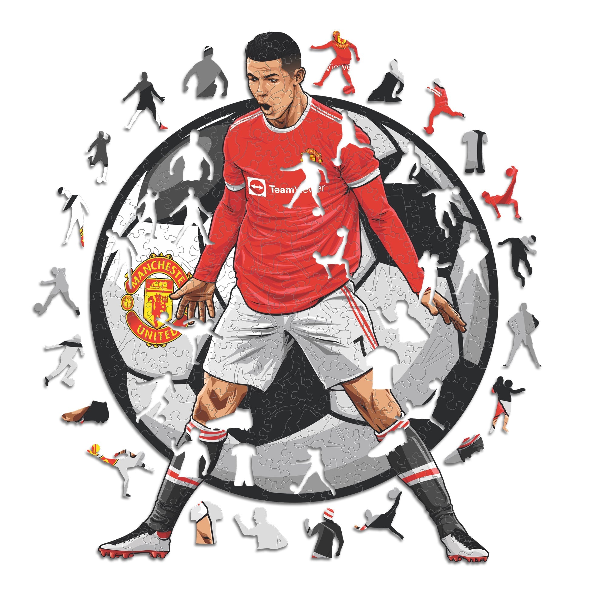 Cristiano Ronaldo - Wooden Puzzle