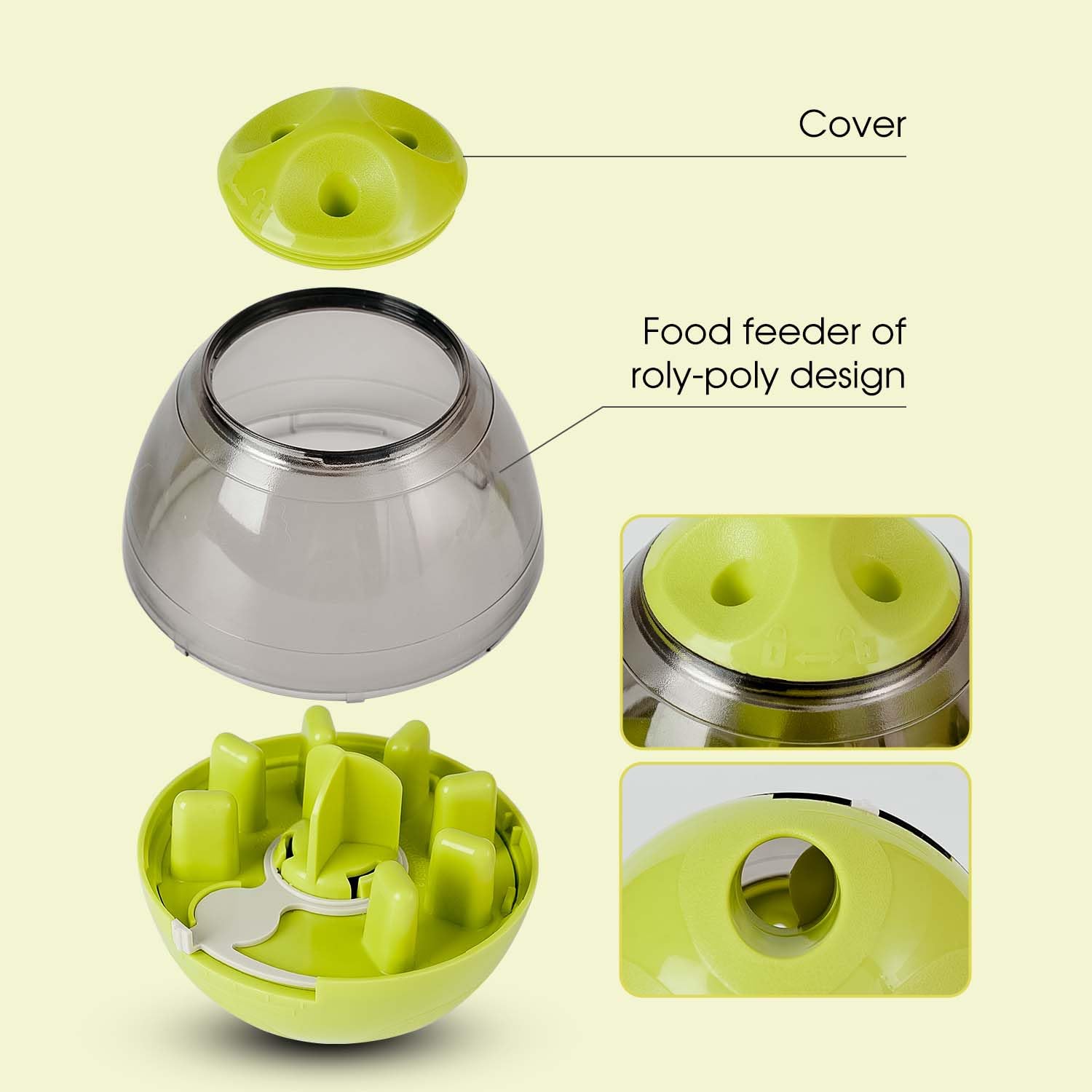 Dog Treat Dispensing Ball with Slow Feeder Training