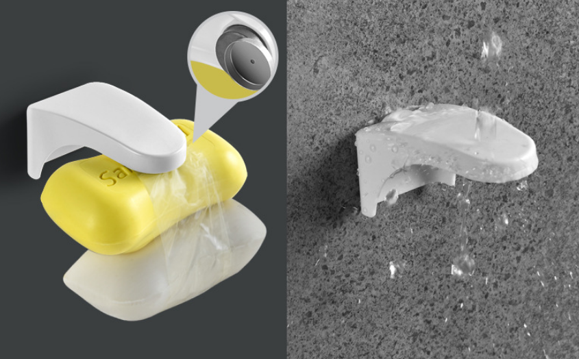 White Magnetic Soap Holder Soap Dishes