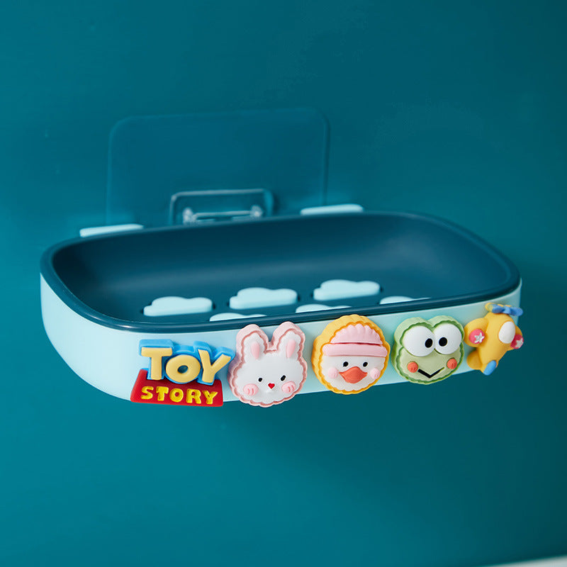 Cute Frog Creative Multicolour Soap Holder Soap Dishes