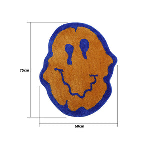 Halloween Pumpkin Mat Creative Skull & Bones Holiday Horror Decoration Entrance Carpet Absorbent Anti-slip Bathroom Doormats