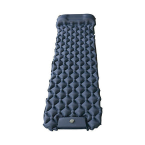 Grey Ultralight Inflatable Sleeping Mat with Built-in Foot Pump, Upgraded Durable Compact Waterproof Camping Air Mattress for Camping, Backpacking, Hiking, Tent Trap Traveling