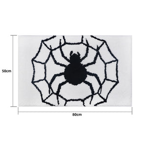 Halloween Pumpkin Mat Creative Skull & Bones Holiday Horror Decoration Entrance Carpet Absorbent Anti-slip Bathroom Doormats