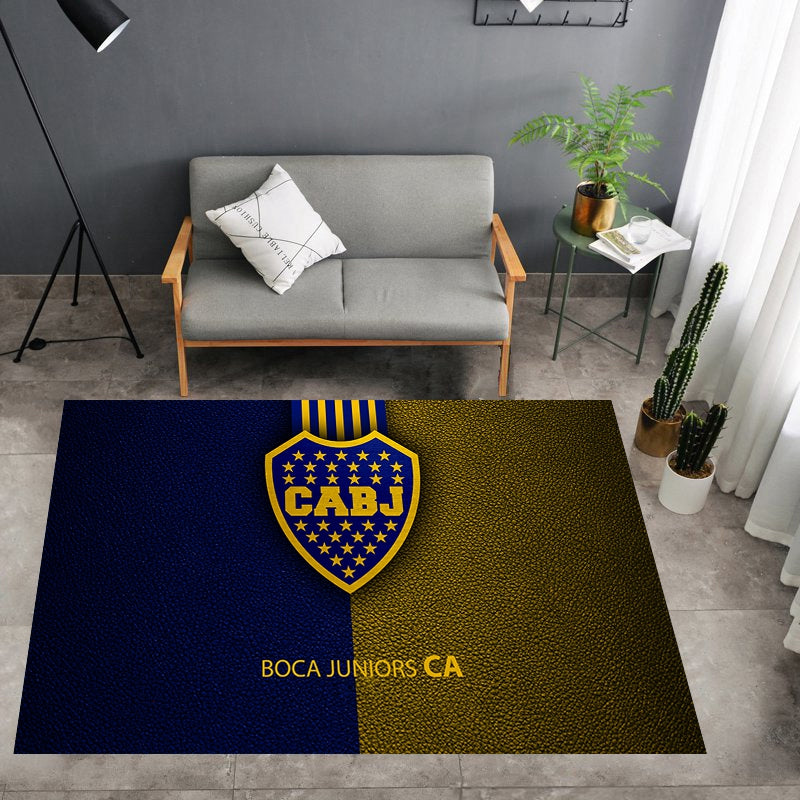 Club Atlético Boca Juniors Logo - Football Mats For Bedroom Children's Room Sofa Mat Easy Care Floor Mats