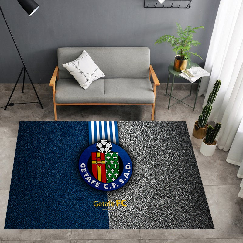 Getafe Club de Fútbol Logo - Football Mats For Bedroom Children's Room Sofa Mat Easy Care Floor Mats
