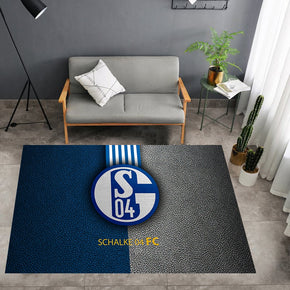FC Schalke 04 Logo - Football Mats For Bedroom Children's Room Sofa Mat Easy Care Floor Mats