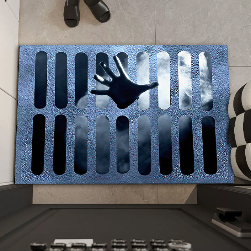 Clown Halloween Doormat Skeleton Grimace Floor Mat Bathroom Mat 42