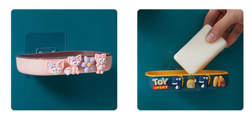 Cute SpongeBob SquarePants Creative Multicolour Soap Holder Soap Dishes