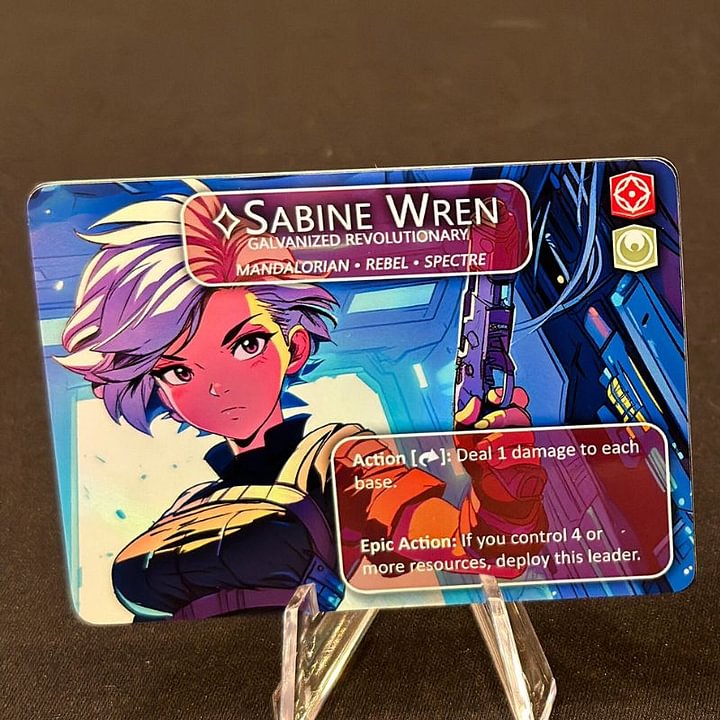 Sabine Wren - Leader Alter - Star Wars Unlimited