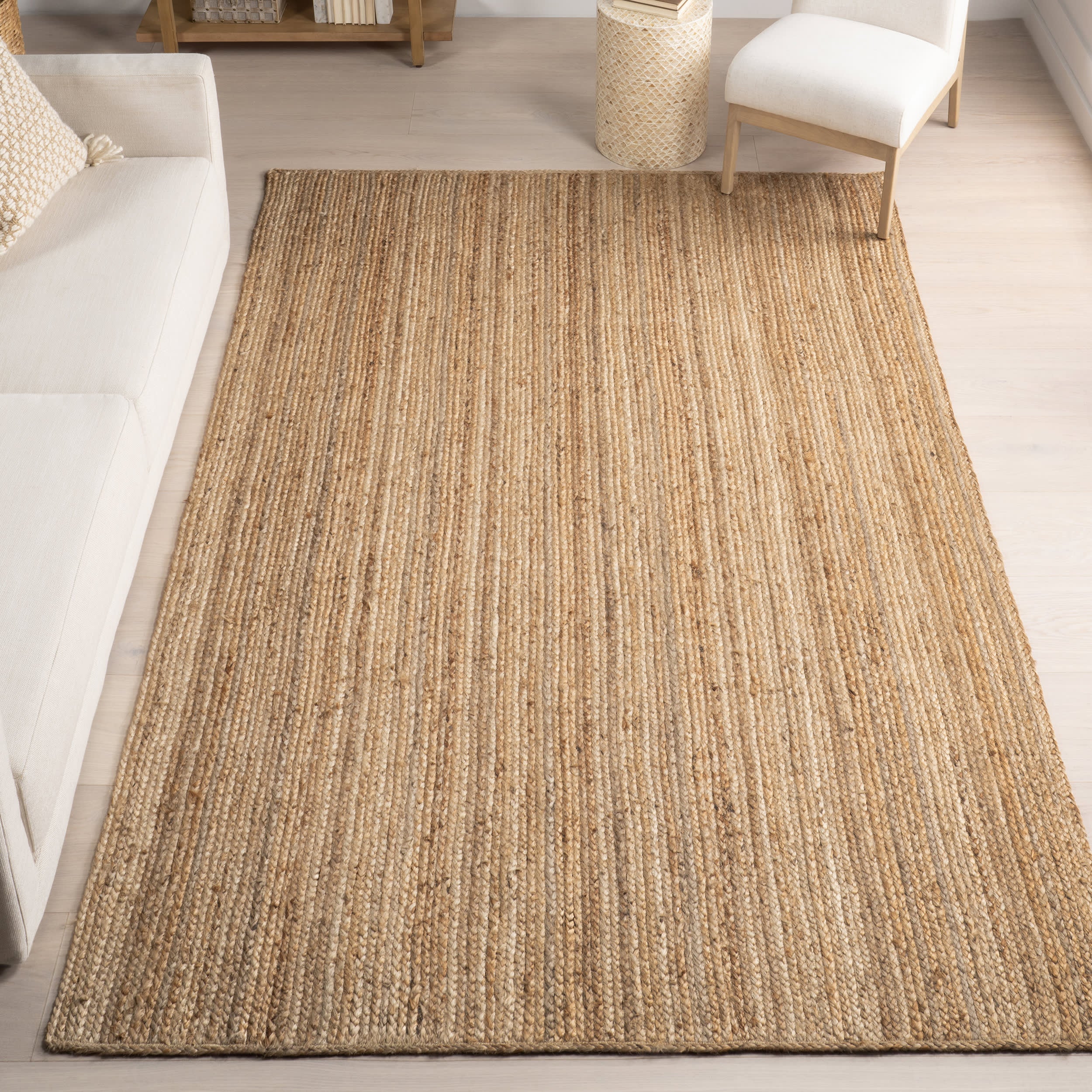 Handmade Jute Rug – 100% Natural Fiber, Braided, Eco-Friendly & Sustainable Home Decor Rug