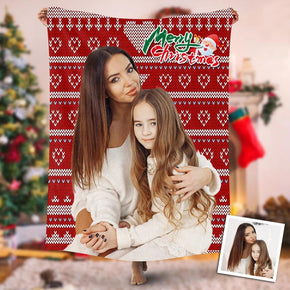 Custom Photo Blankets Personalized Photo Fleece Blanket Painting Style Blanket-For Family 12